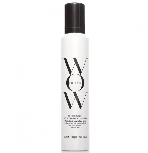 Color control toning + styling foam, for blonde, grey and highlighted hair
